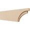 Ekena Millwork 2in. W x 8in. H x 28in. L Rivera Woodgrain TimberThane Rafter Tail, Primed Tan RFTUR02X08X28RIVRCPR - alternate 1